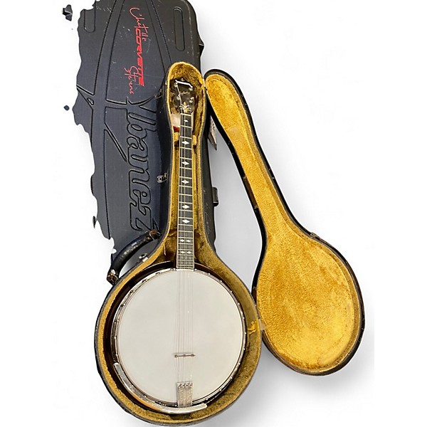 Vintage 1920s Ludwig Capitol Tenor Banjo Vintage Natural Banjo