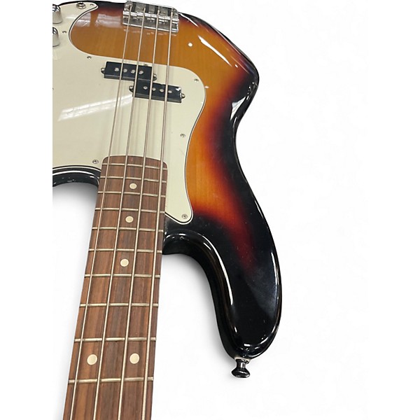 Used Fender Player Precision Bass 2 Color Sunburst Electric Bass Guitar
