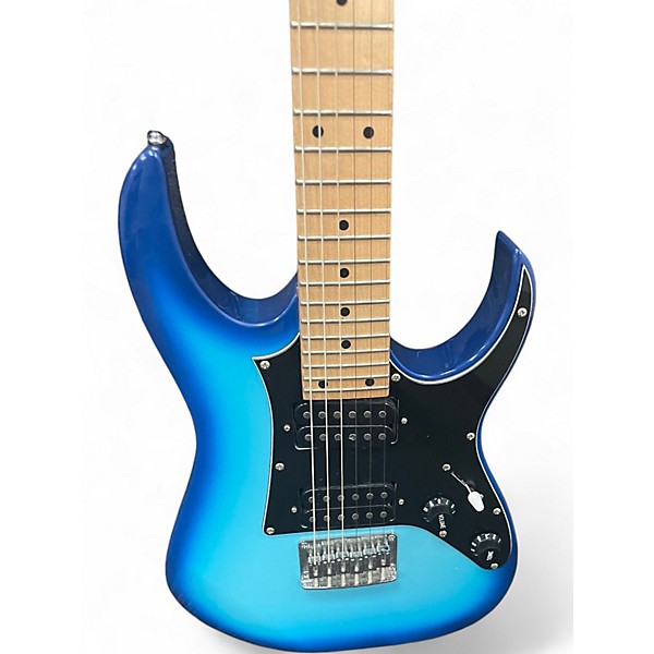 Used Ibanez GDTM21 Mikro Blue Agave Solid Body Electric Guitar