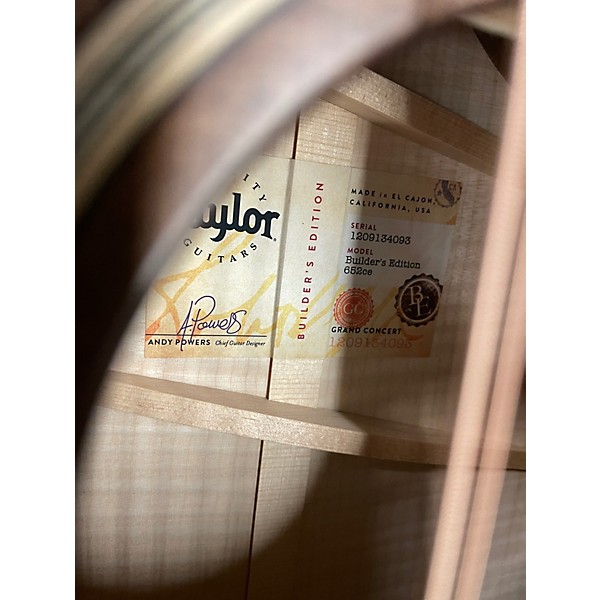 Used Taylor builders edition 652ce roasted spruce 12 String Acoustic Guitar