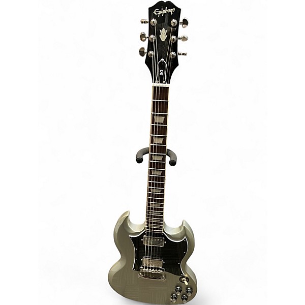 Used Epiphone SG Standard Silver Mist Solid Body Electric Guitar