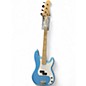 Used Squier Precision Bass Miami Blue Electric Bass Guitar thumbnail