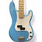 Used Squier Precision Bass Miami Blue Electric Bass Guitar