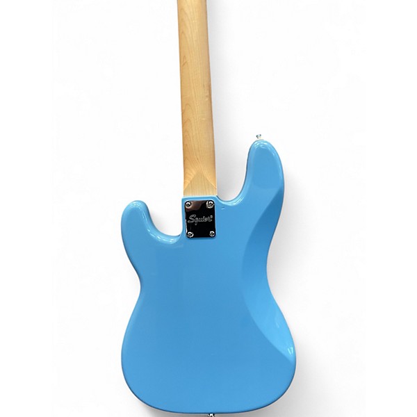Used Squier Precision Bass Miami Blue Electric Bass Guitar