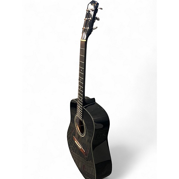 Used Fender DG-11E Black Acoustic Guitar