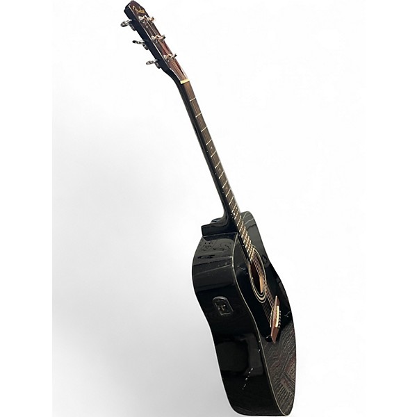 Used Fender DG-11E Black Acoustic Guitar