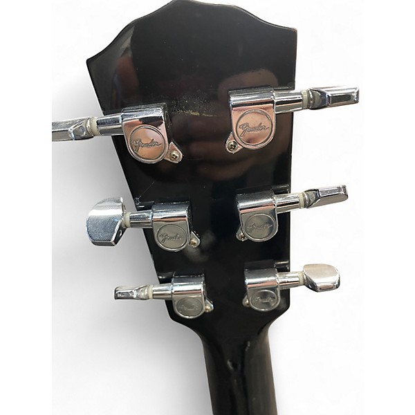 Used Fender DG-11E Black Acoustic Guitar