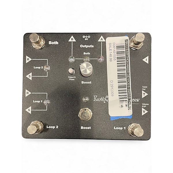 Used EarthQuaker Devices Swiss Things Pedalboard Reconciler Pedal