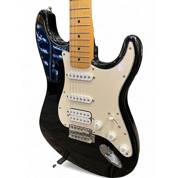 Used Fender stratocaster Black Solid Body Electric Guitar