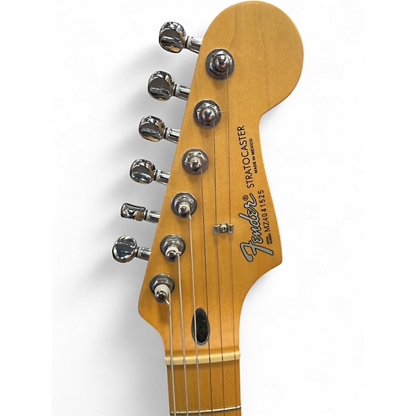 Used Fender stratocaster Black Solid Body Electric Guitar