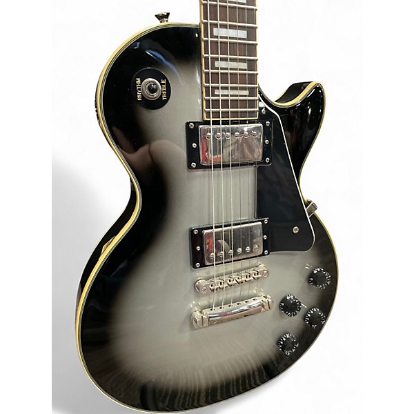 Used Epiphone Les Paul Custom Pro Silverburst Solid Body Electric Guitar