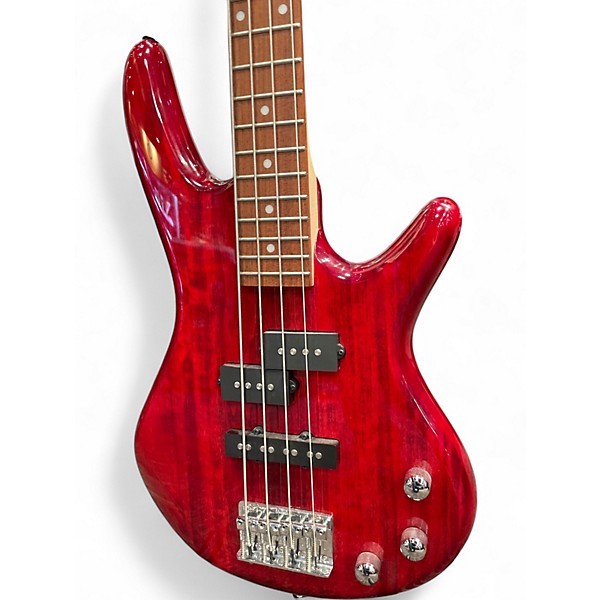 Used Ibanez GSRM20 Mikro Short Scale Red Electric Bass Guitar