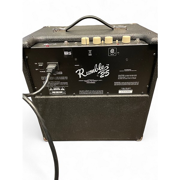 Used Fender Rumble 25 25W 1x8 Bass Combo Amp