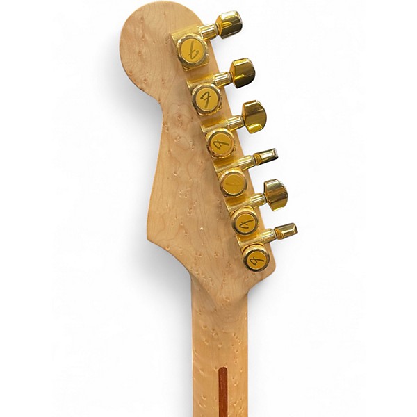 Used Fender Modded Stratocaster with DiMarzio BCs and Sugar Chakra Candy Apple Red Metallic Solid Body Electric Guitar