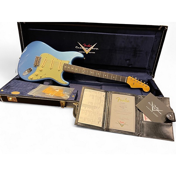Used 2023 Fender Custom Shop Willcutt True '62 Journeyman Relic Stratocaster Lake Placid Blue Solid Body Electric Guitar