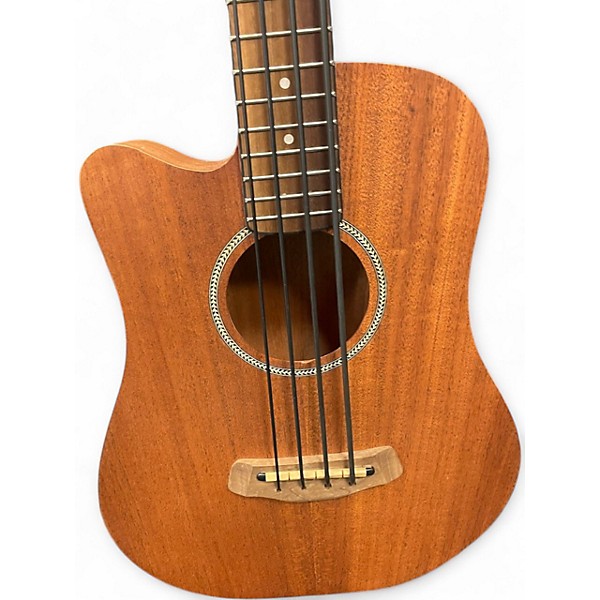 Used Gold Tone MicroBass Lefty Natural Acoustic Bass Guitar