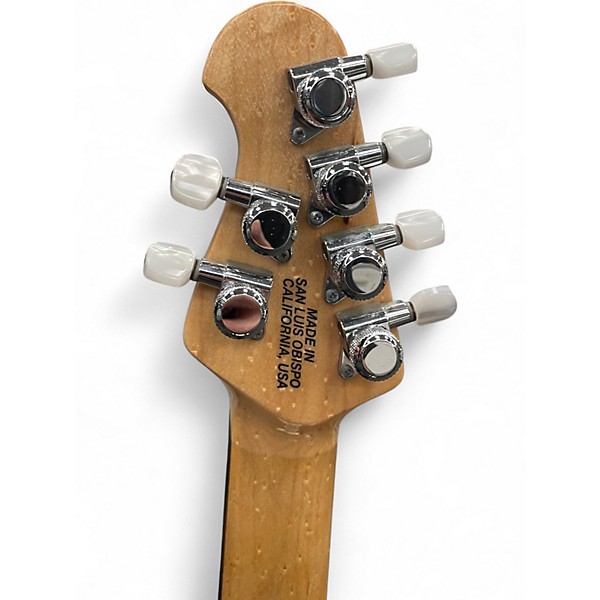 Used 2012 Ernie Ball Music Man PETRUCCI PIEZO WHITE PEARL Solid Body Electric Guitar