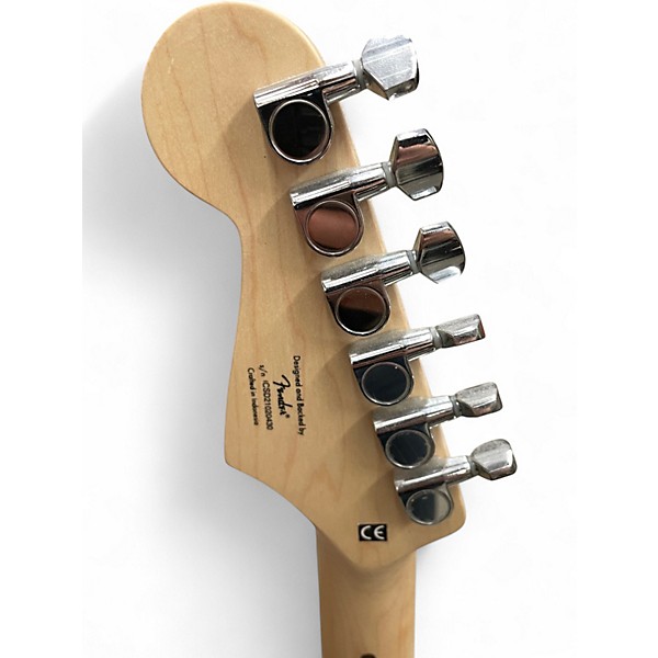 Used Squier Deluxe Stratocaster 2 Color Sunburst Solid Body Electric Guitar