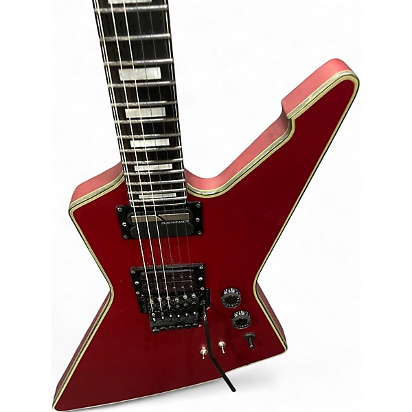 Used Schecter Guitar Research E-1 FR S Crimson  Solid Body Electric Guitar