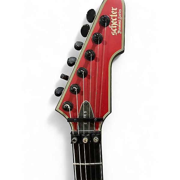 Used Schecter Guitar Research E-1 FR S Crimson  Solid Body Electric Guitar