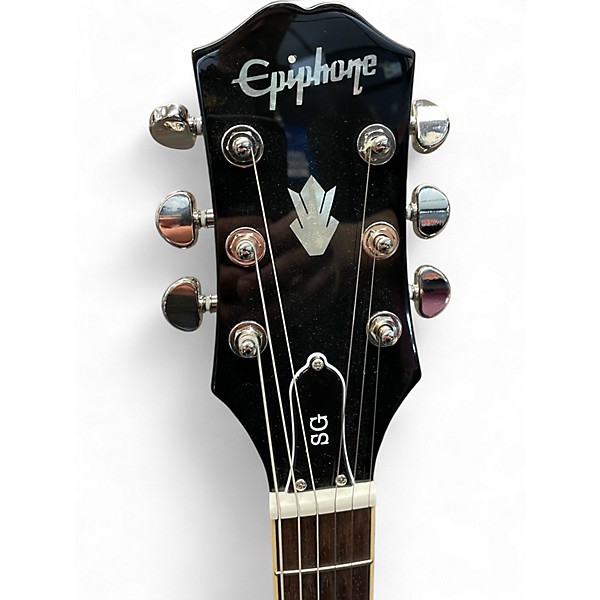 Used 2025 Epiphone INSPIRED BY GIBSON SG STANDARD Ebony Solid Body Electric Guitar