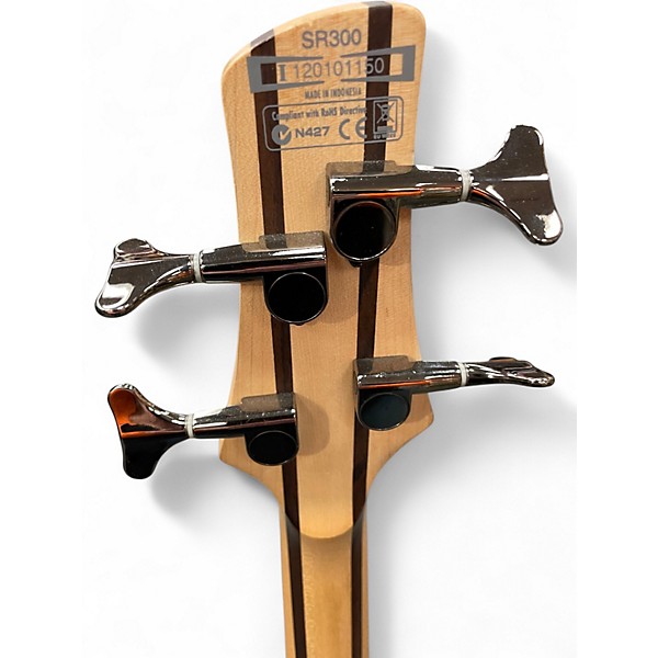 Used Ibanez SR300 Orange Electric Bass Guitar