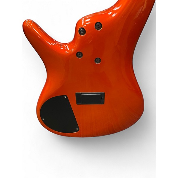 Used Ibanez SR300 Orange Electric Bass Guitar