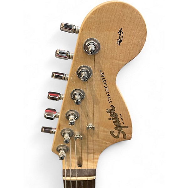 Used Squier Affinity Stratocaster Slick Silver Solid Body Electric Guitar