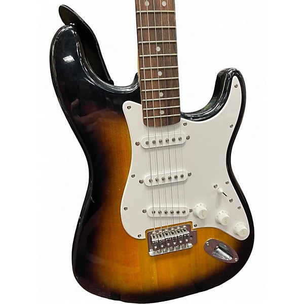 Used Squier STRATOCASTER 2 Color Sunburst Solid Body Electric Guitar