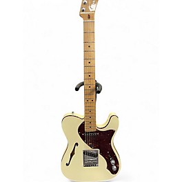Used Fender American Deluxe Telecaster Thinline Off-White Hollow Body Electric Guitar