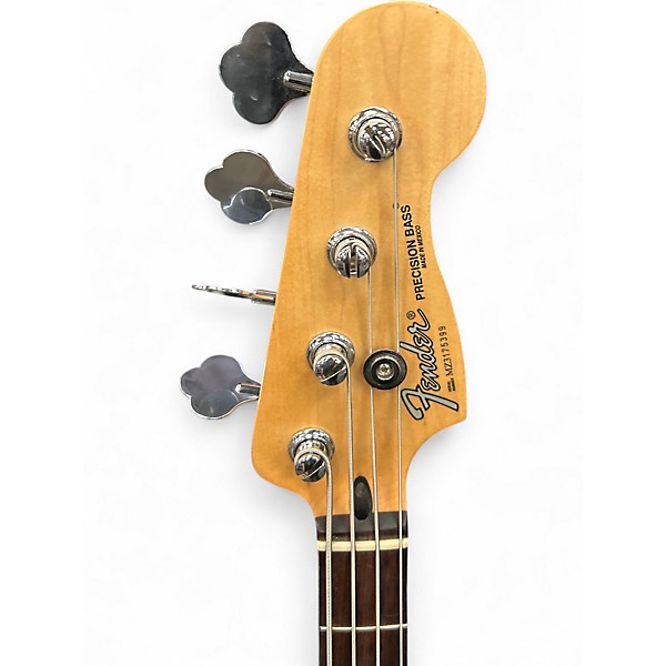 Used Fender Player Precision Bass Alpine White Electric Bass Guitar