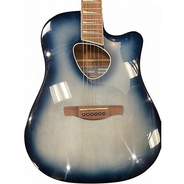 Used Ibanez ALT30 Altstar Blue Doom Burst Acoustic Electric Guitar