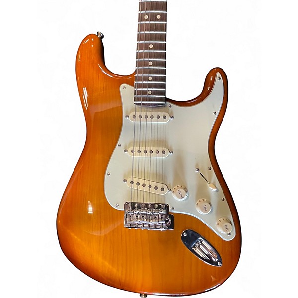 Used Fender American Performer Stratocaster SSS Honey Burst Solid Body Electric Guitar