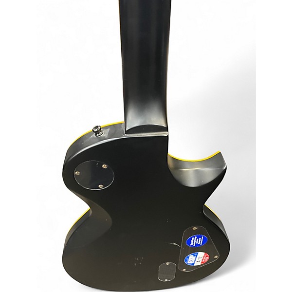 Used ESP LTD EC1000 DELUXE LH Black and Gold Solid Body Electric Guitar