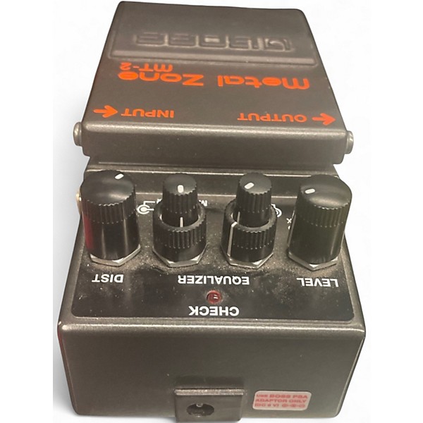 Used BOSS MT2 Metal Zone Distortion Effect Pedal