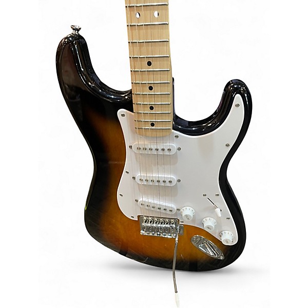 Used Squier Standard Stratocaster Tobacco Sunburst Solid Body Electric Guitar