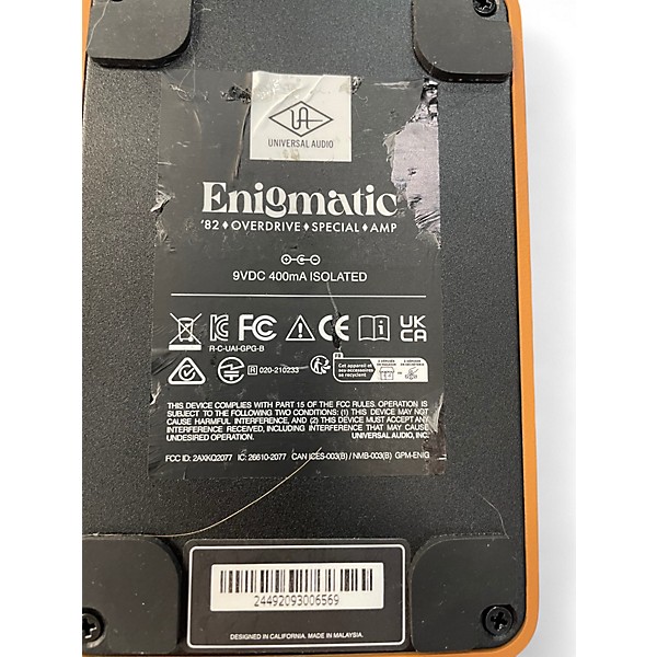 Used Universal Audio 82 overdrive special amp Effect Pedal