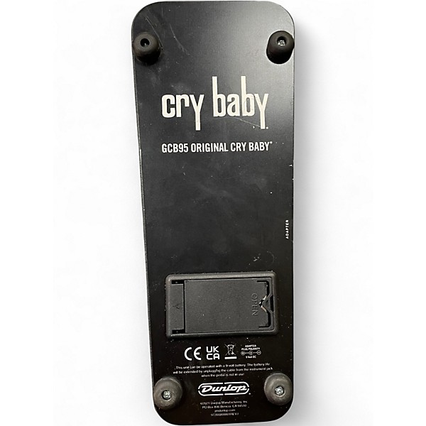 Used Dunlop GCB95 Original Crybaby Wah Effect Pedal
