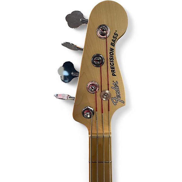 Used 2019 Fender American Performer Precision Bass Satin Lake Placid Blue Electric Bass Guitar