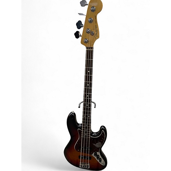 Used 2010 Fender American Standard Jazz Bass 3 Color Sunburst Electric Bass Guitar
