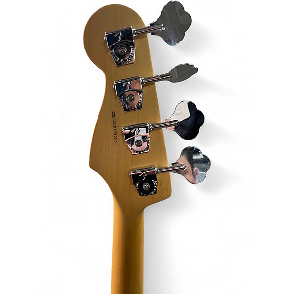 Used 2010 Fender American Standard Jazz Bass 3 Color Sunburst Electric Bass Guitar