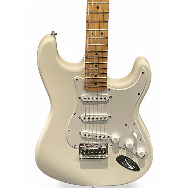 Used Squier Affinity Stratocaster White Solid Body Electric Guitar