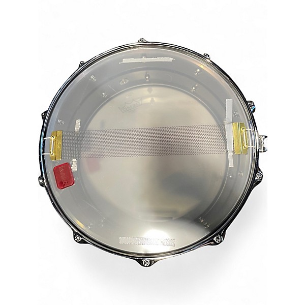 Used Ludwig 6.5X14 Universal Snare Black with Chrome Hardware Drum