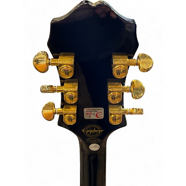 Used Epiphone Sheraton II Black Hollow Body Electric Guitar