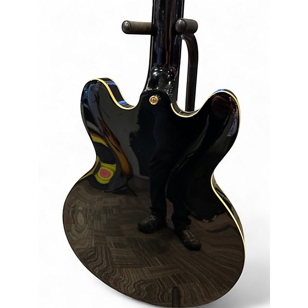 Used Epiphone Sheraton II Black Hollow Body Electric Guitar