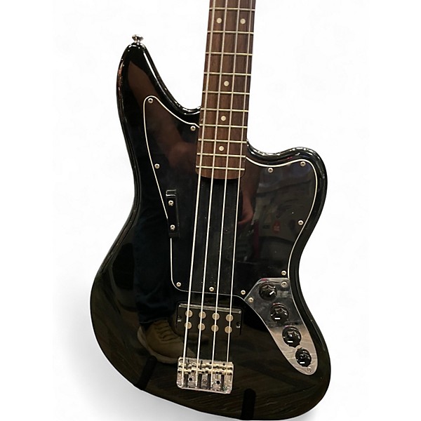 Used Squier Vintage Modified Jaguar Bass Special BLACK Electric Bass Guitar