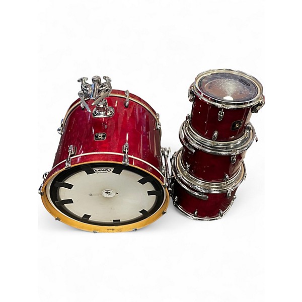 Used Gretsch Drums 4 Piece Catalina Red Drum Kit