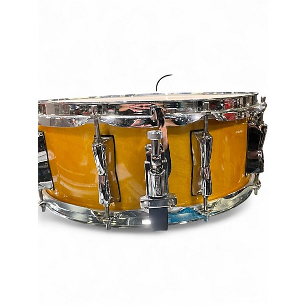 Used Yamaha 14X5 Stage Custom Snare Natural Birch Drum
