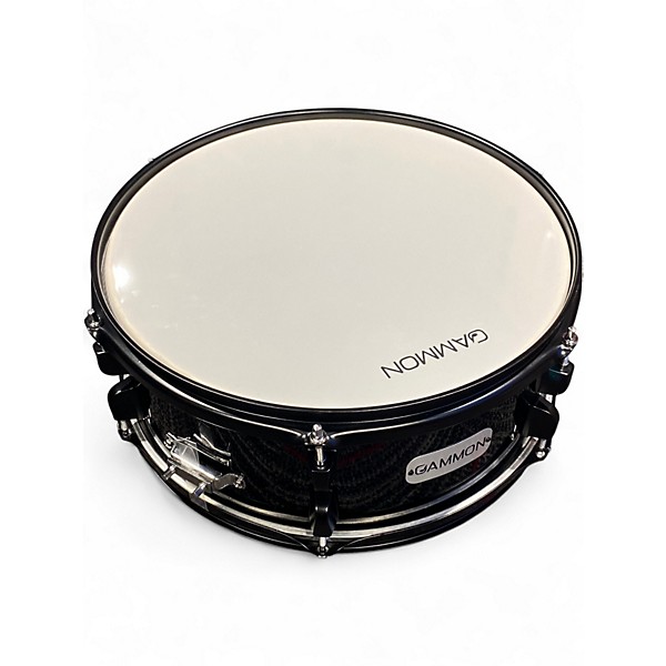 Used Gammon Percussion 14in SNARE Black Drum