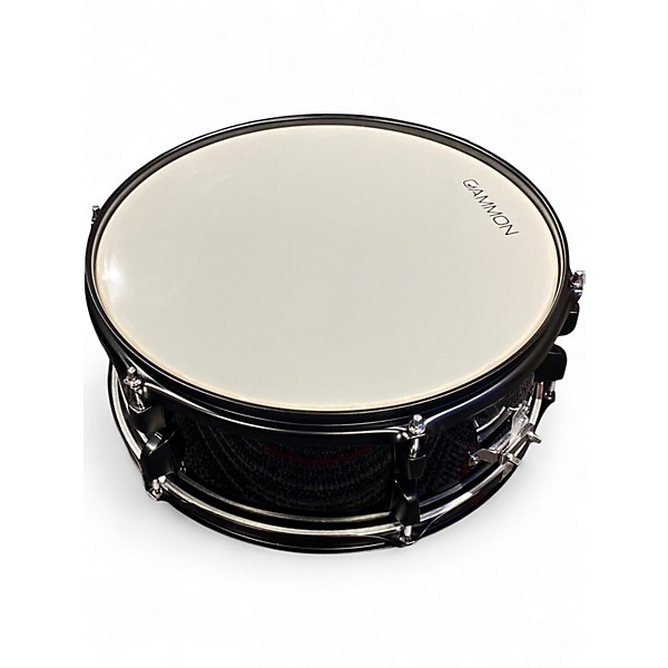 Used Gammon Percussion 14in SNARE Black Drum